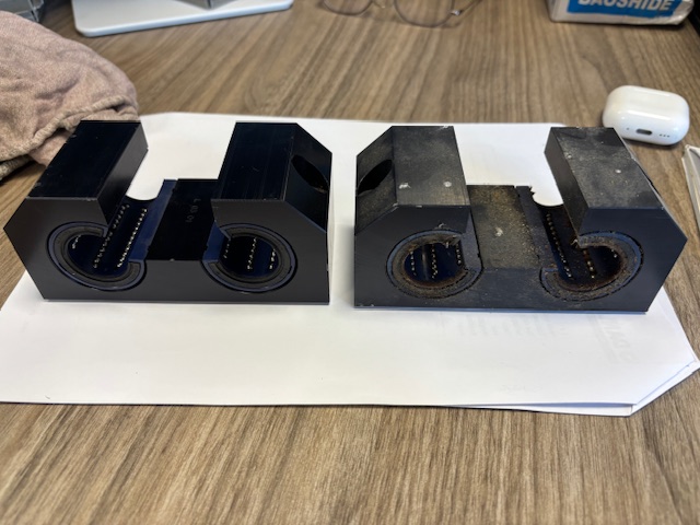 Glissières à bille restaurées