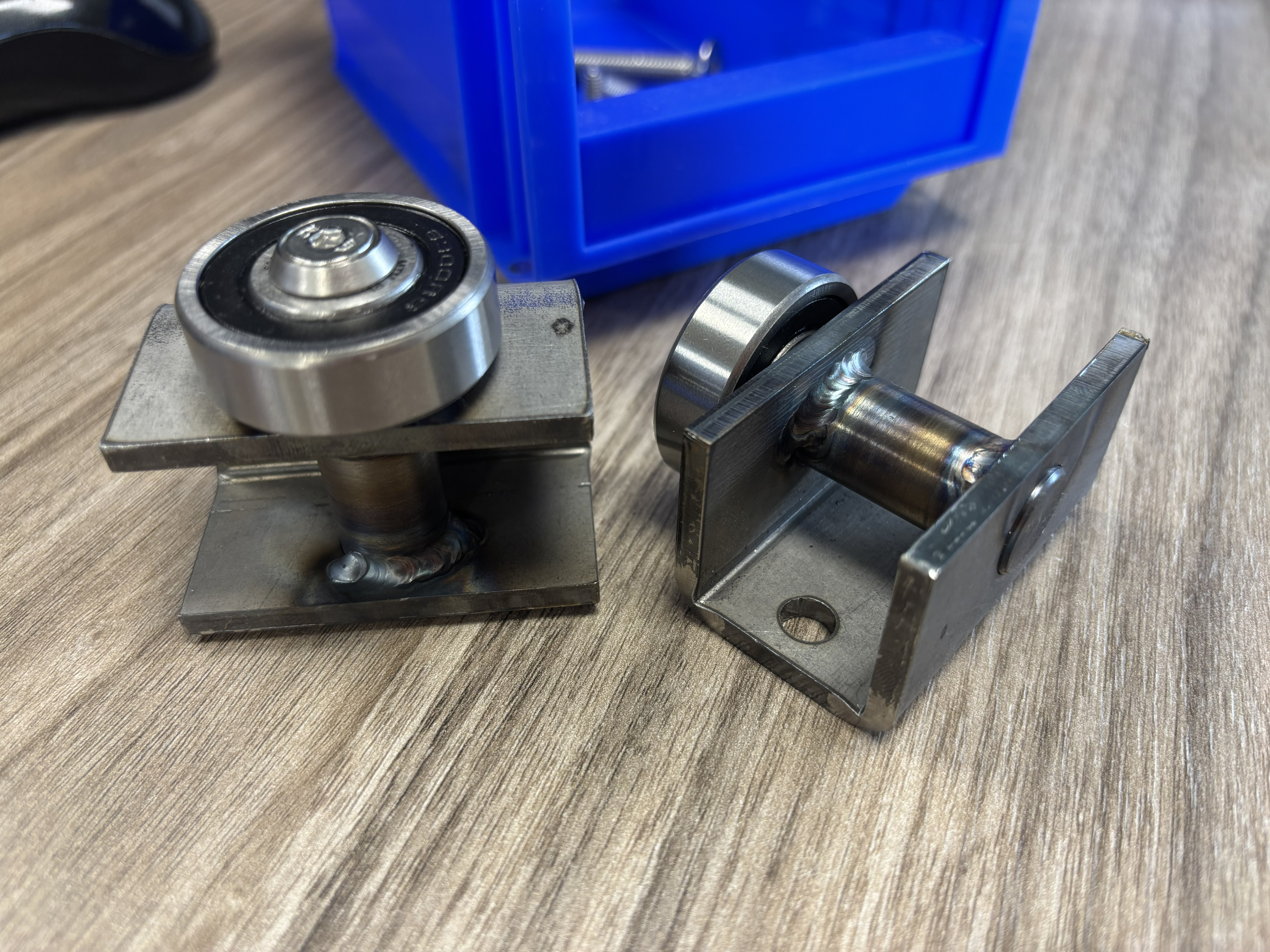 Détail du montage des roulements à billes