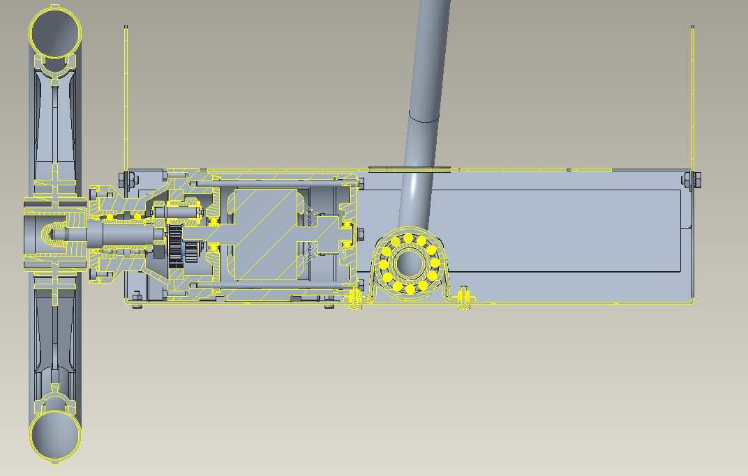 Conception motrice Gyropode